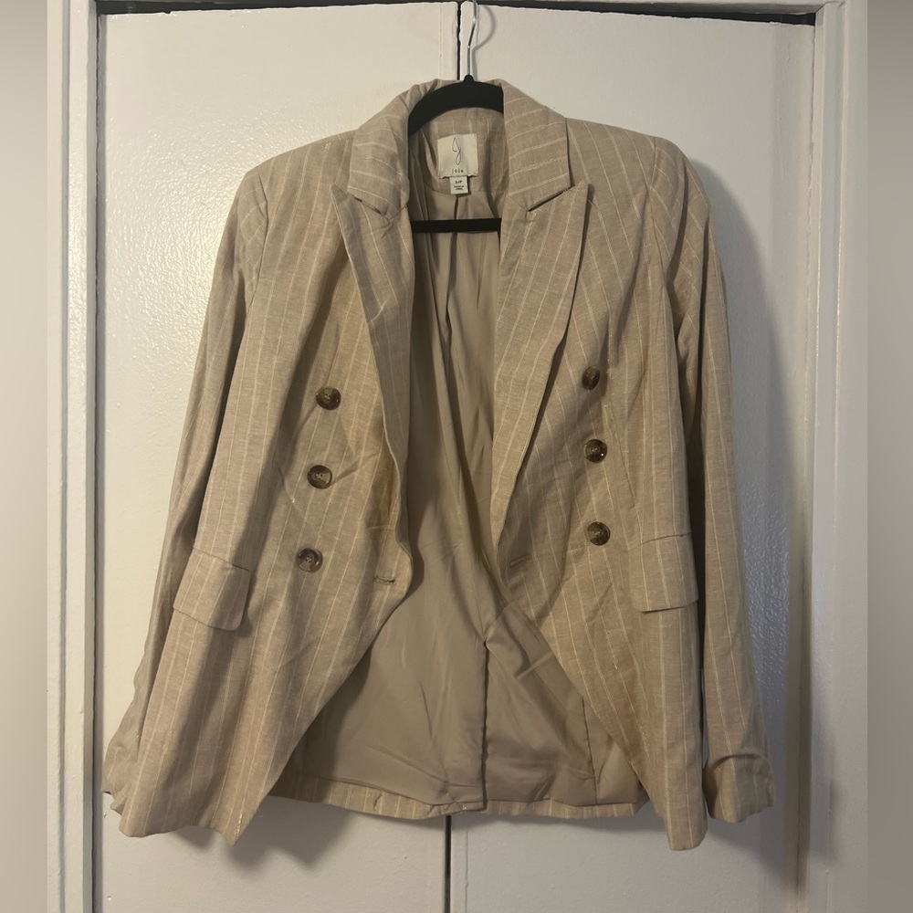 Tan and Gold Blazer